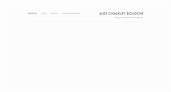 Desktop Screenshot of alexchalkley.com